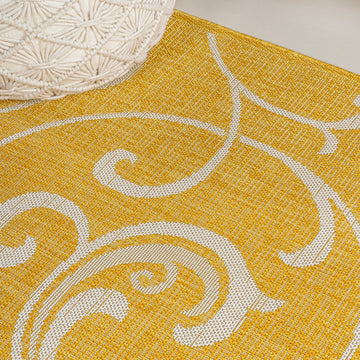 Maribel Traditional Classic All-Over Scroll Area Rug